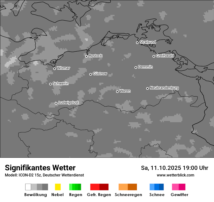 Modellkarten Signifikantes Wetter