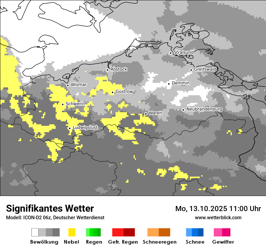 Modellkarten Signifikantes Wetter