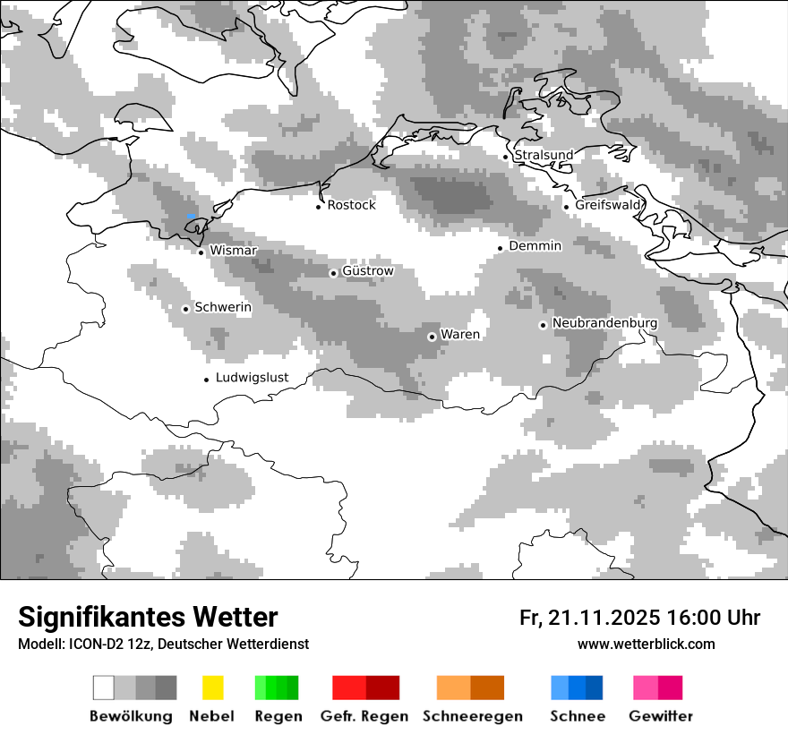 Modellkarten Signifikantes Wetter