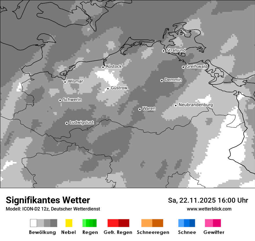 Modellkarten Signifikantes Wetter