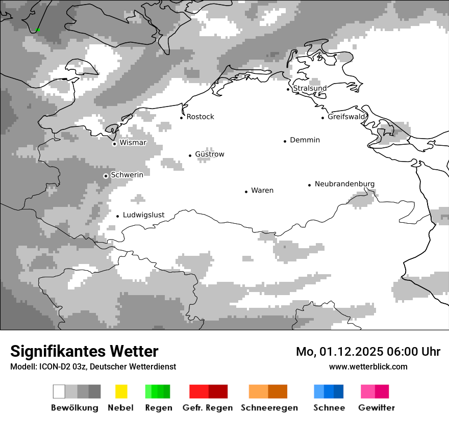 Modellkarten Signifikantes Wetter