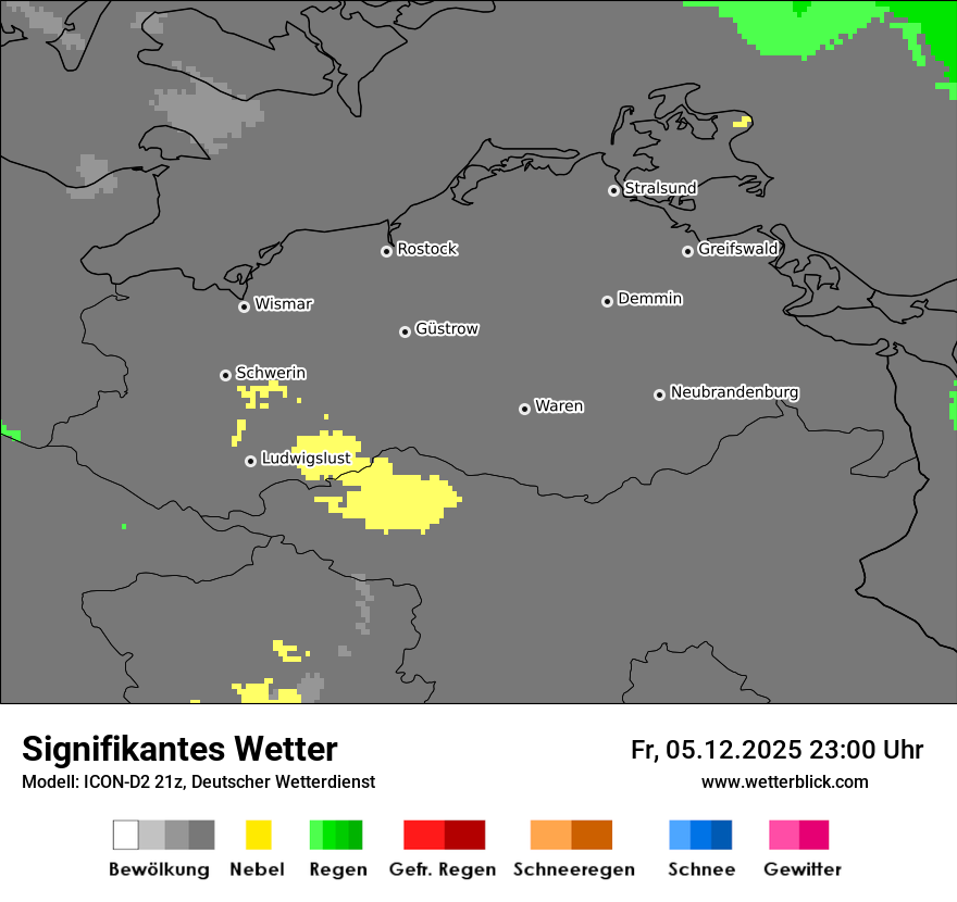Modellkarten Signifikantes Wetter