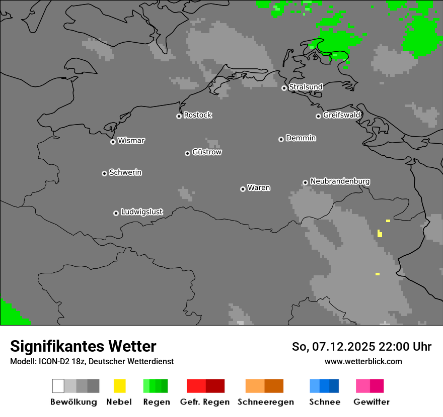 Modellkarten Signifikantes Wetter