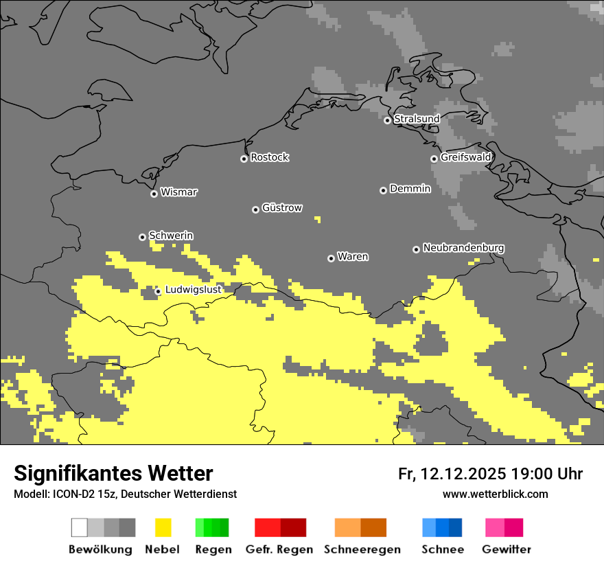 Modellkarten Signifikantes Wetter