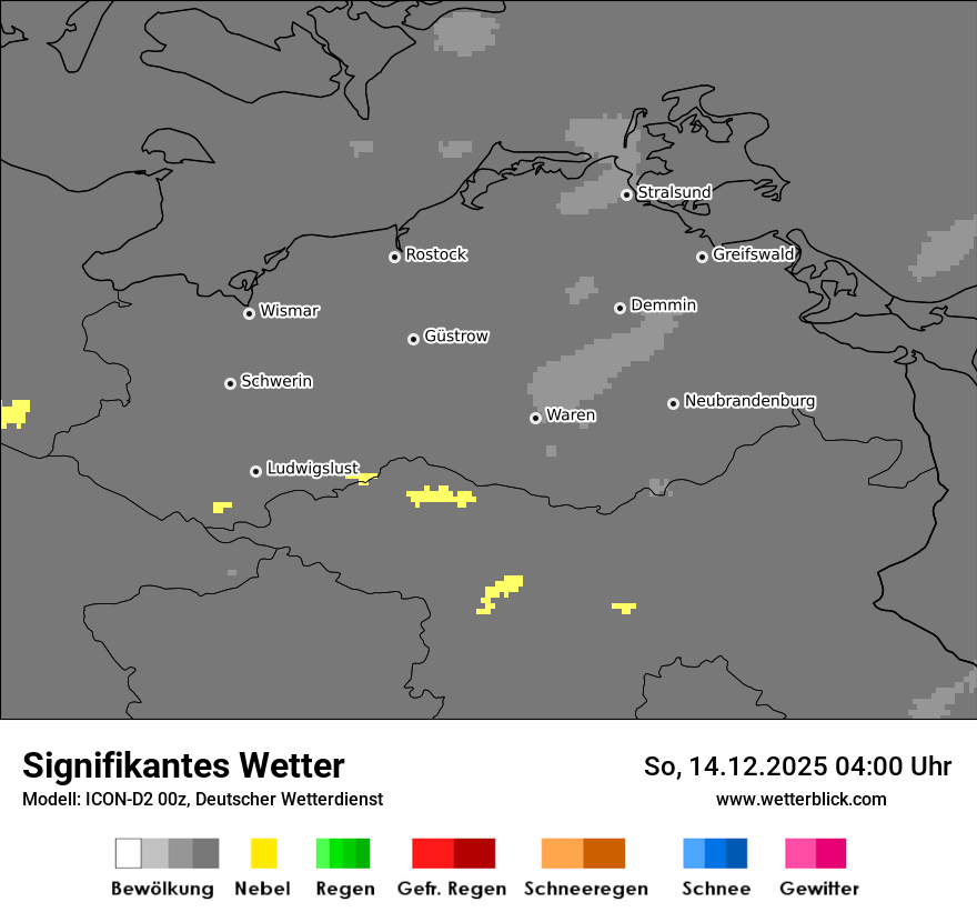 Modellkarten Signifikantes Wetter