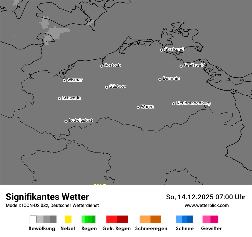 Modellkarten Signifikantes Wetter