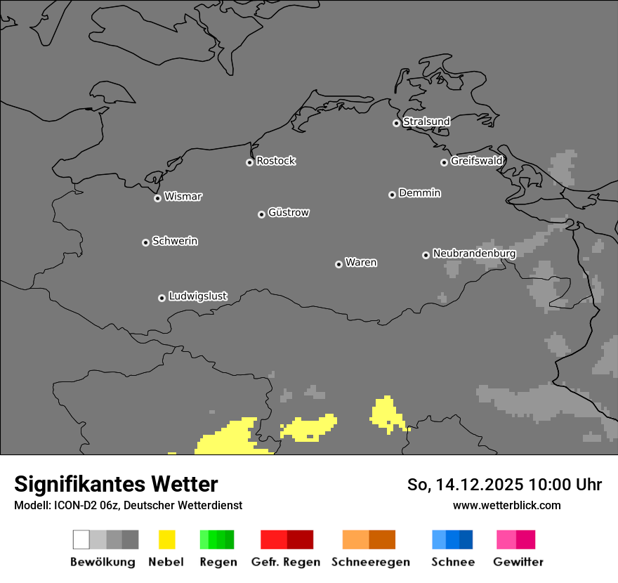 Modellkarten Signifikantes Wetter