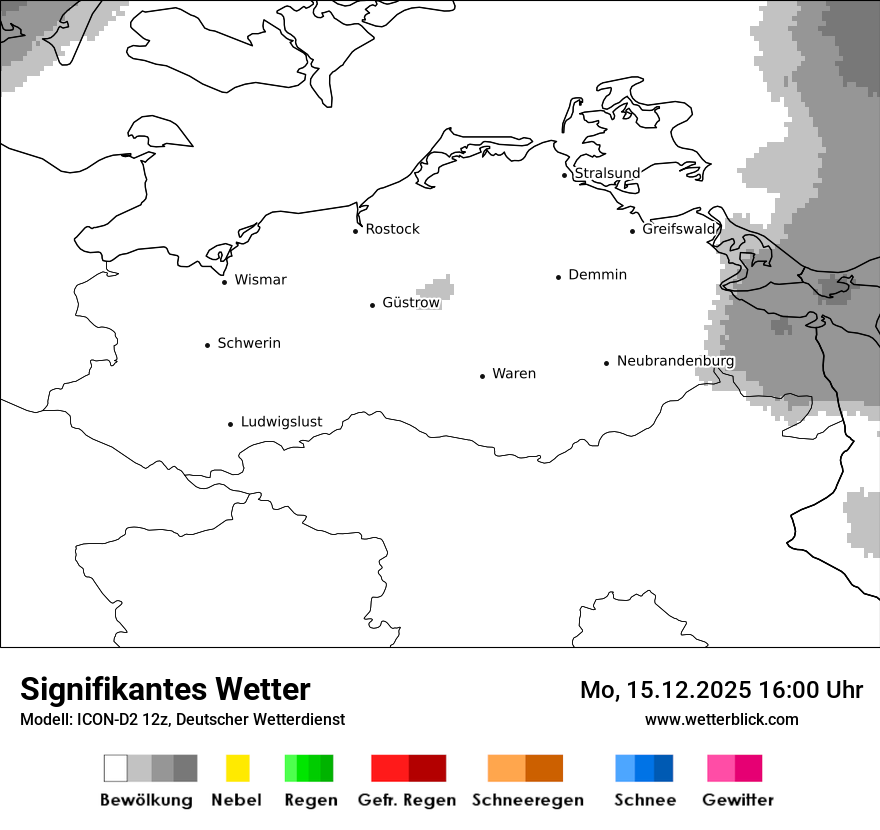 Modellkarten Signifikantes Wetter