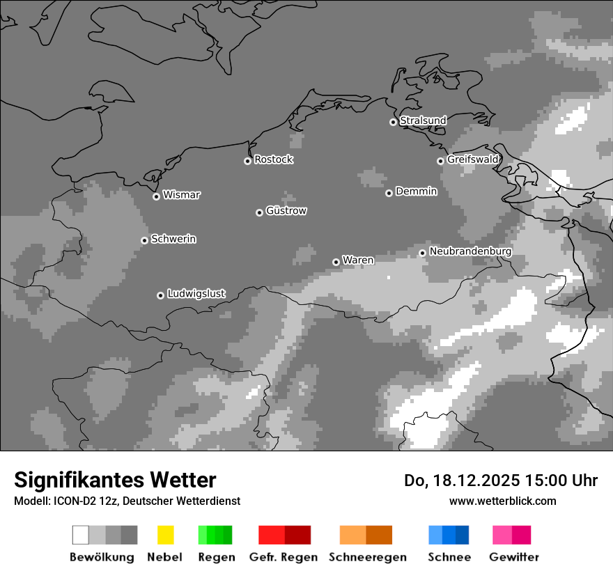 Modellkarten Signifikantes Wetter