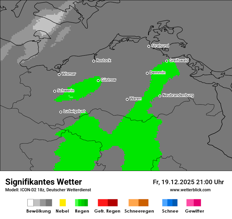 Modellkarten Signifikantes Wetter