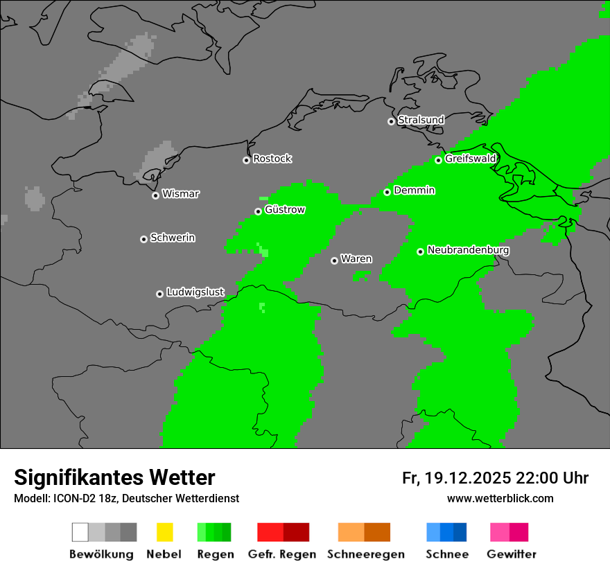 Modellkarten Signifikantes Wetter