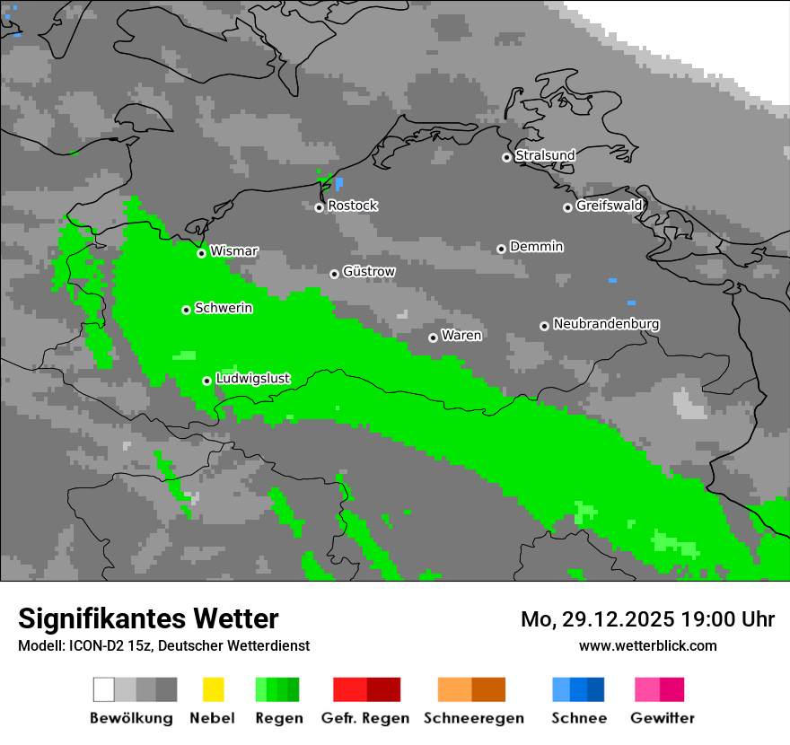 Modellkarten Signifikantes Wetter