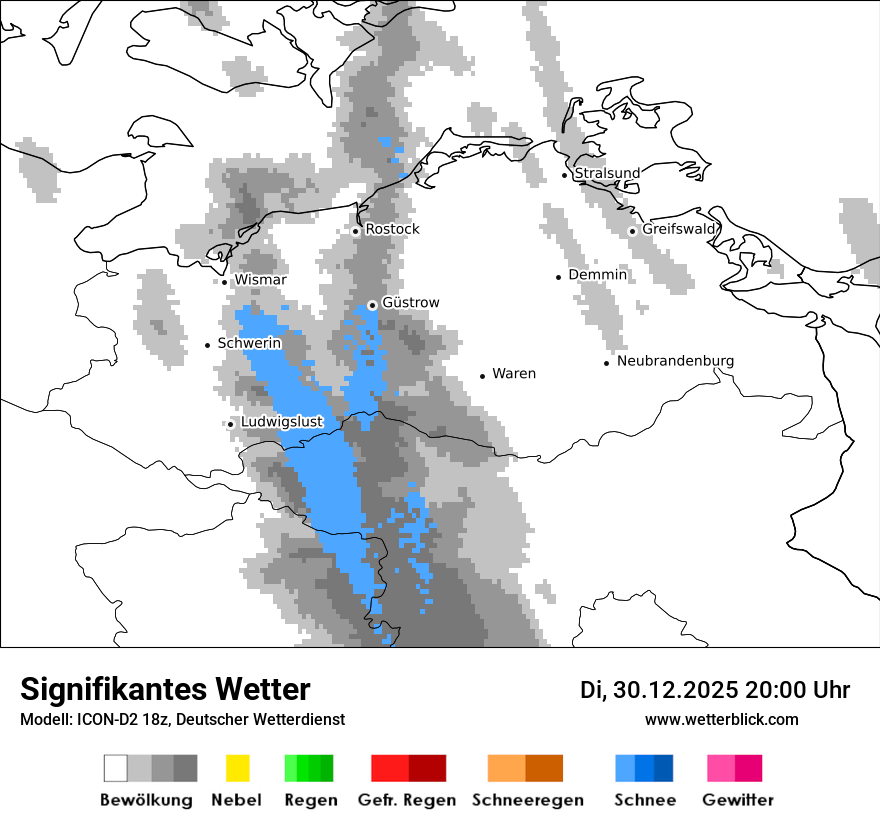 Modellkarten Signifikantes Wetter