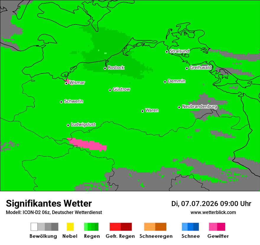 Signifikantes Wetter