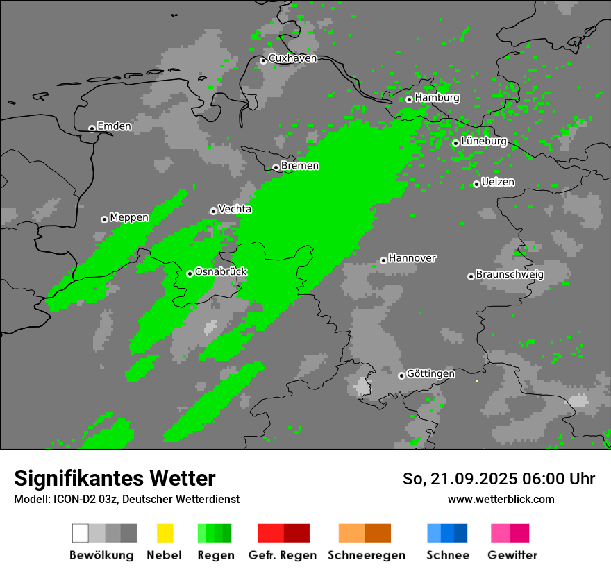 Modellkarten Signifikantes Wetter