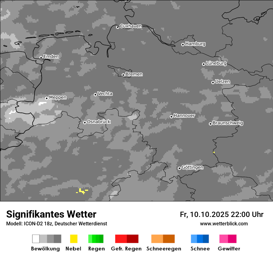 Modellkarten Signifikantes Wetter