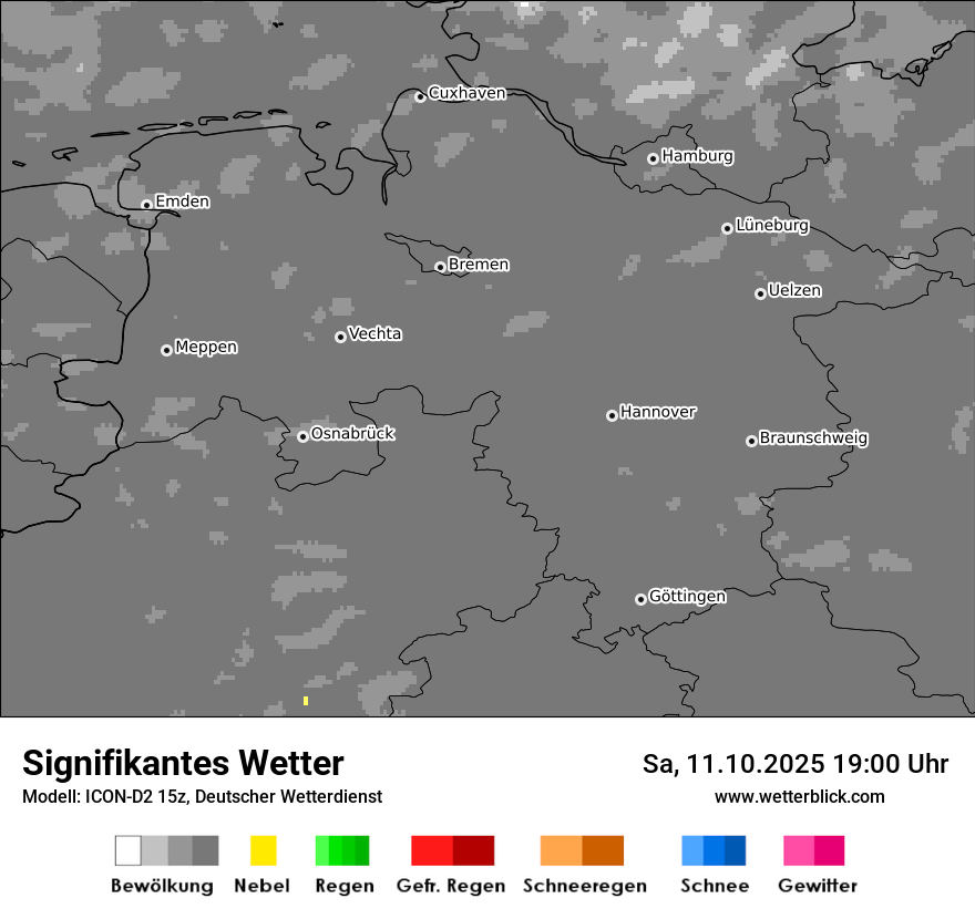 Modellkarten Signifikantes Wetter
