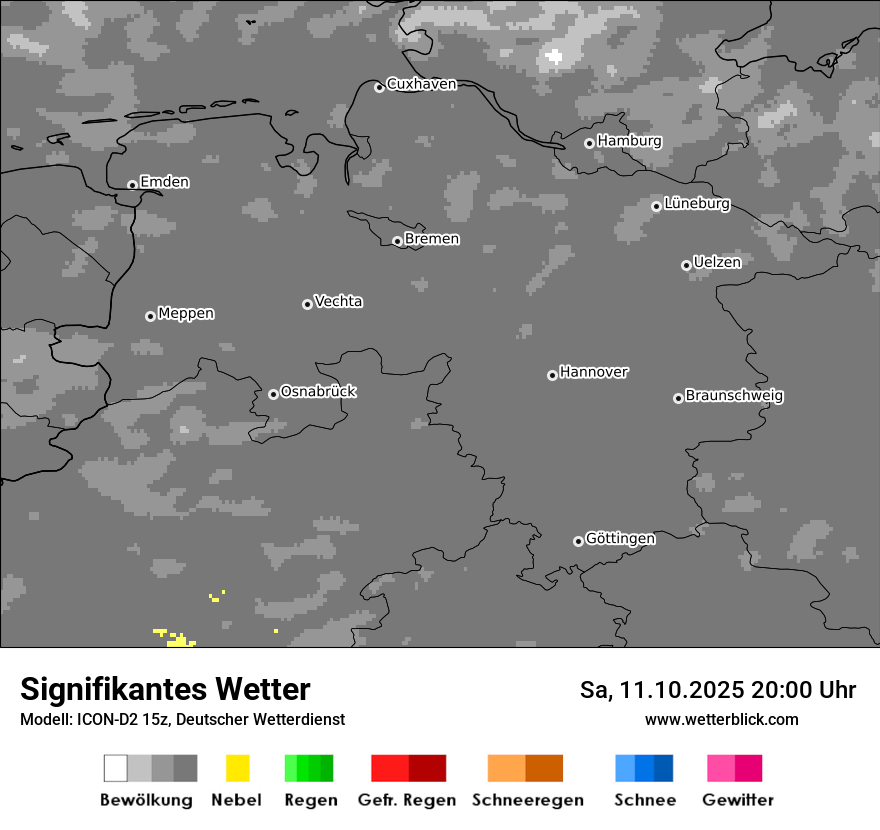 Modellkarten Signifikantes Wetter