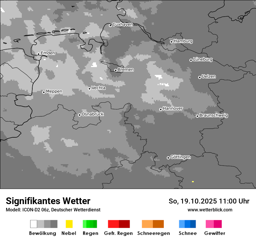 Modellkarten Signifikantes Wetter