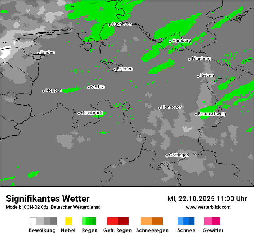 Modellkarten Signifikantes Wetter