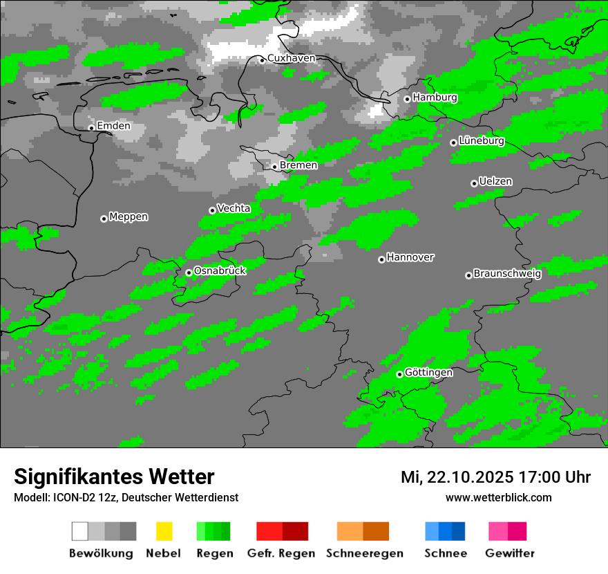 Modellkarten Signifikantes Wetter
