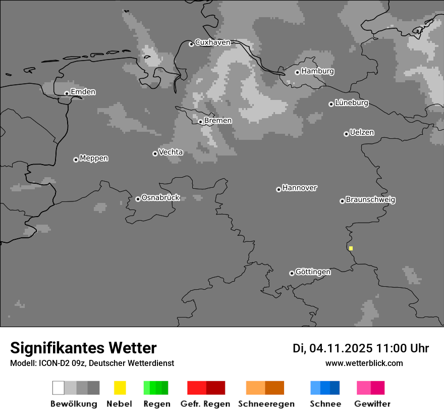 Modellkarten Signifikantes Wetter