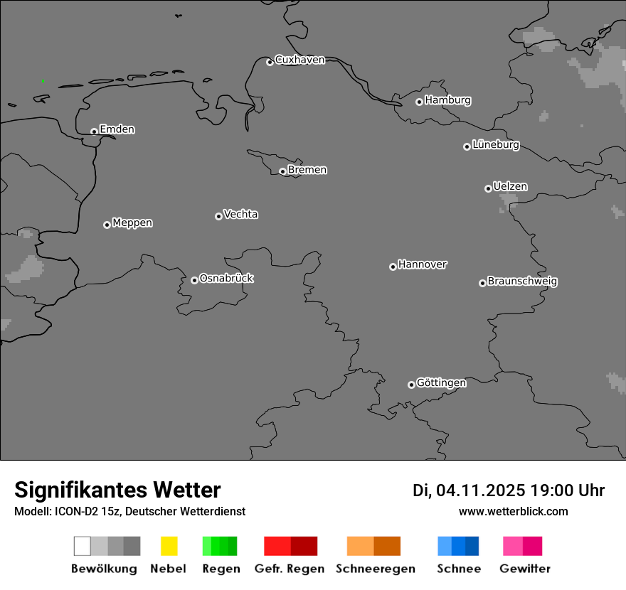 Modellkarten Signifikantes Wetter