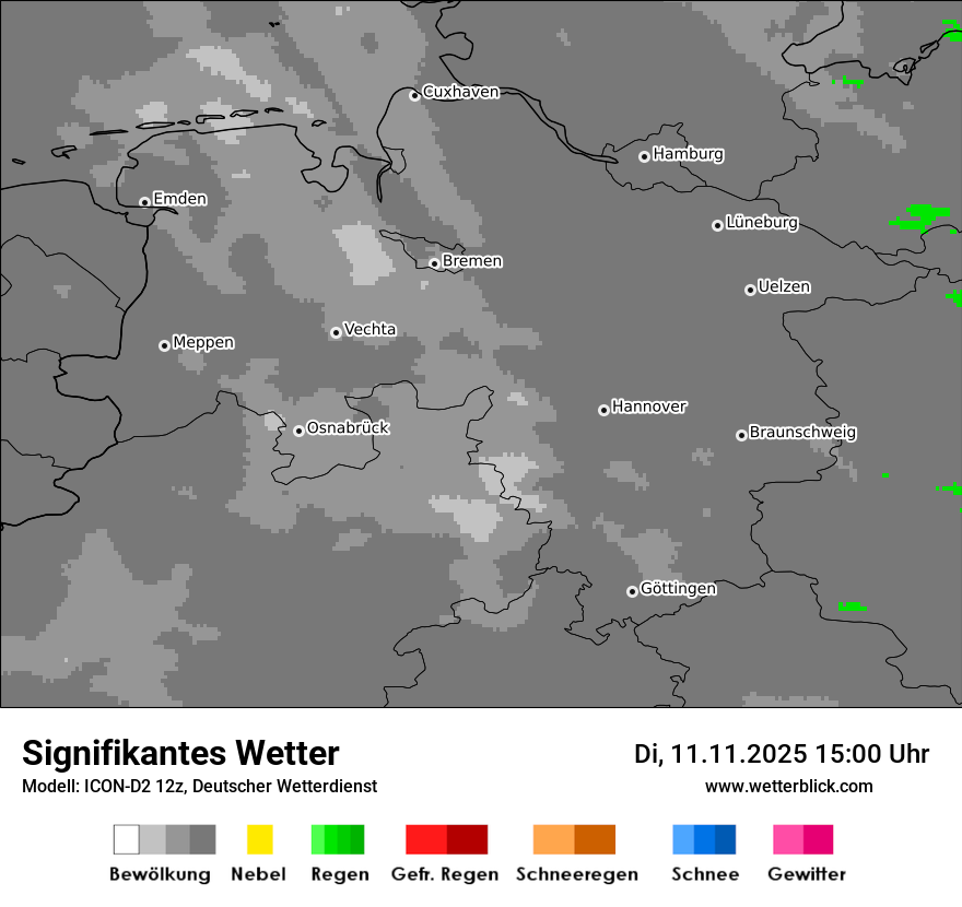 Modellkarten Signifikantes Wetter
