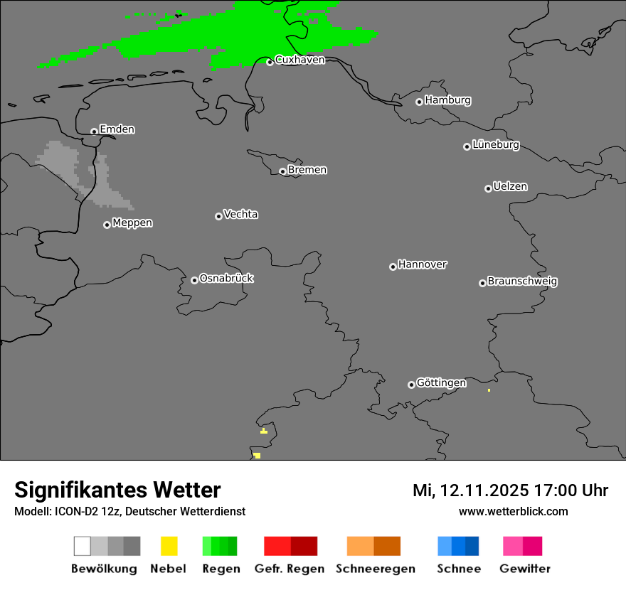 Modellkarten Signifikantes Wetter