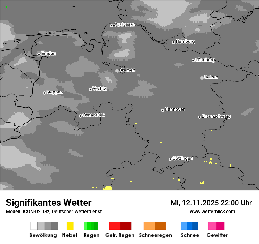 Modellkarten Signifikantes Wetter