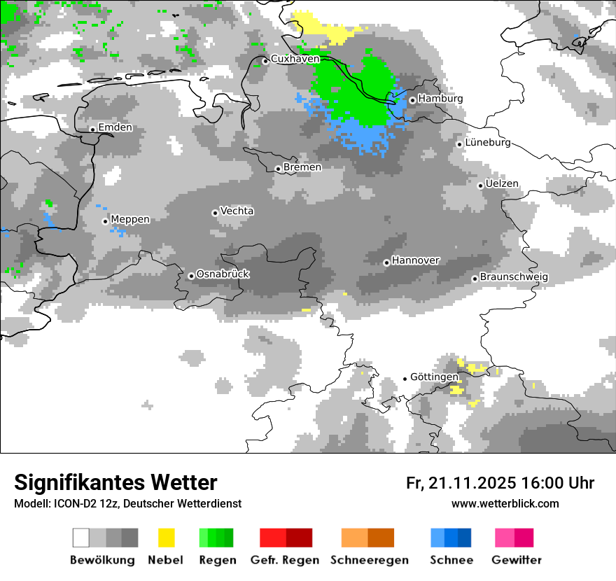 Modellkarten Signifikantes Wetter