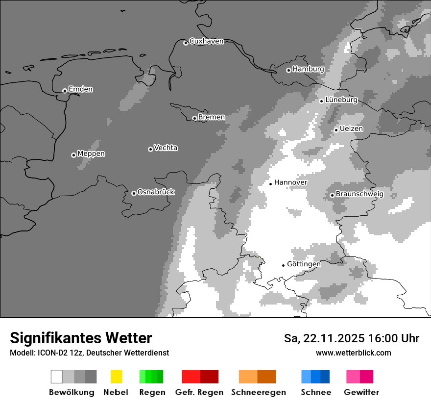 Modellkarten Signifikantes Wetter