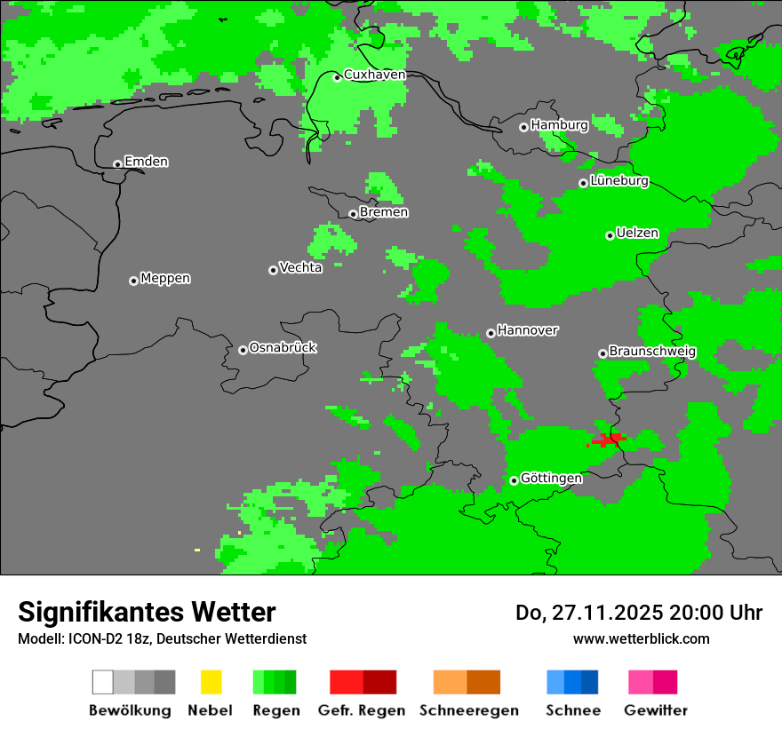 Modellkarten Signifikantes Wetter