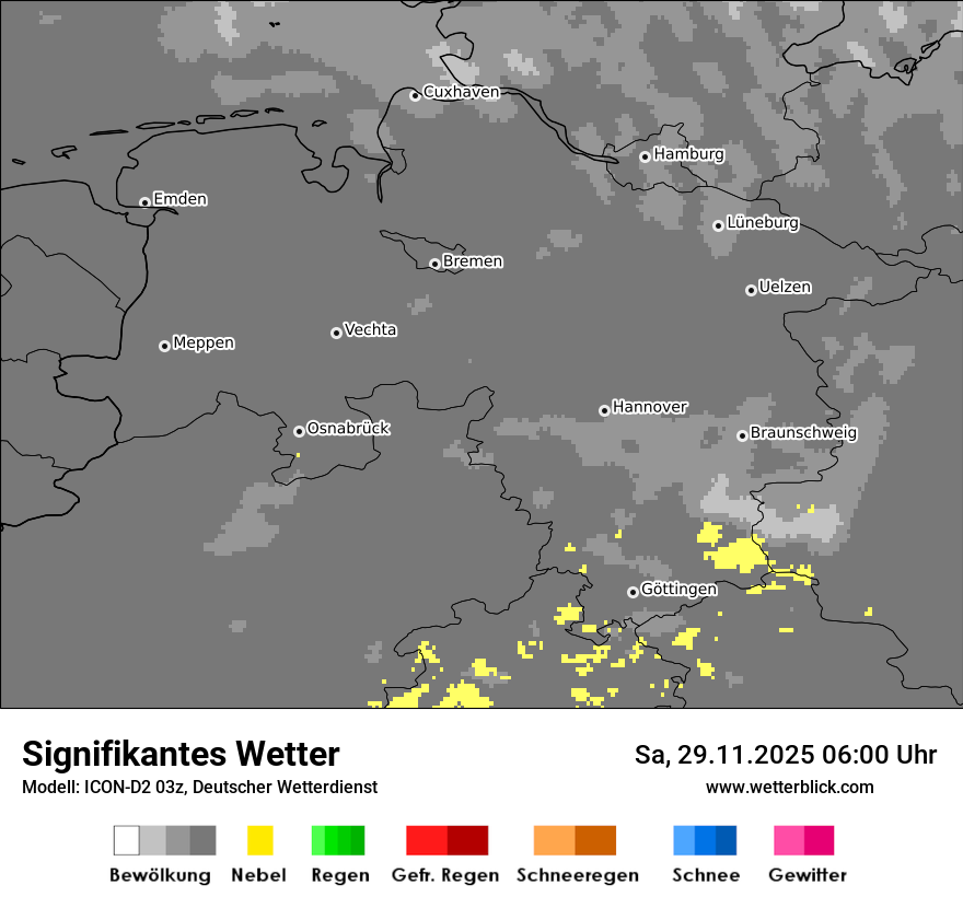 Modellkarten Signifikantes Wetter