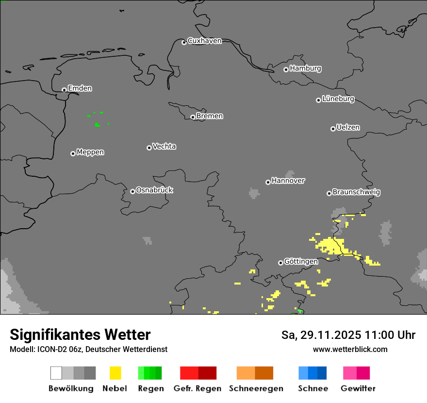 Modellkarten Signifikantes Wetter