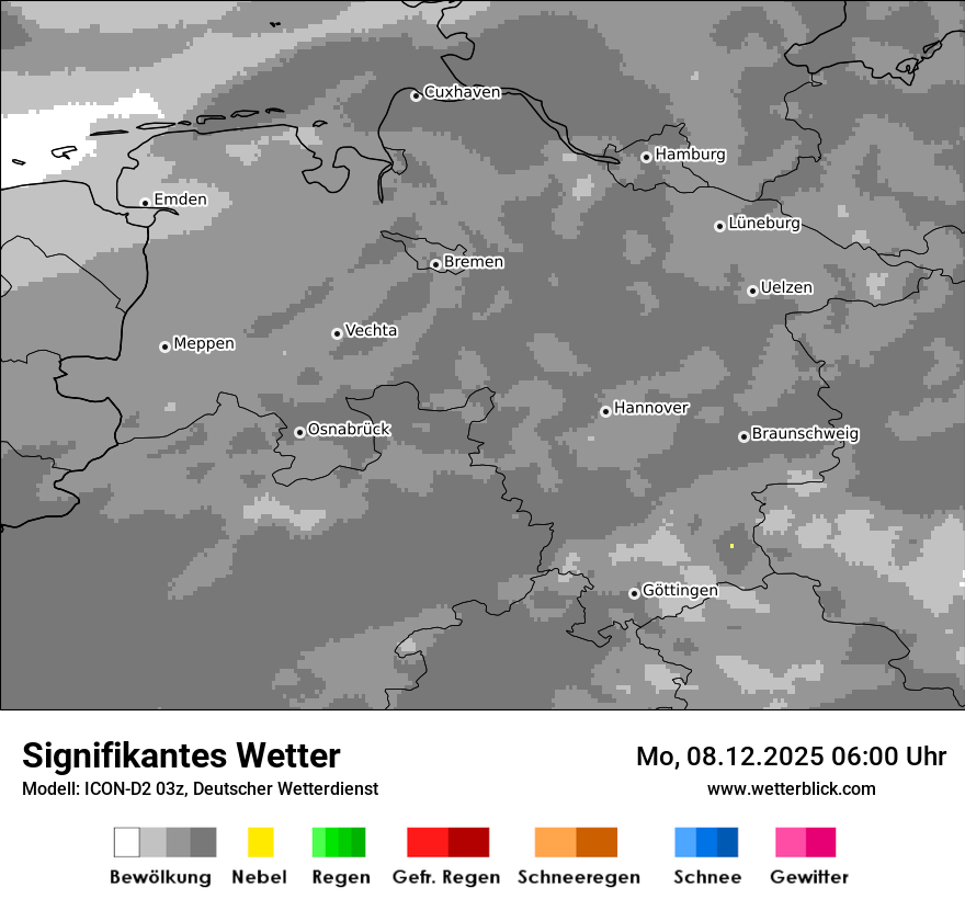 Modellkarten Signifikantes Wetter