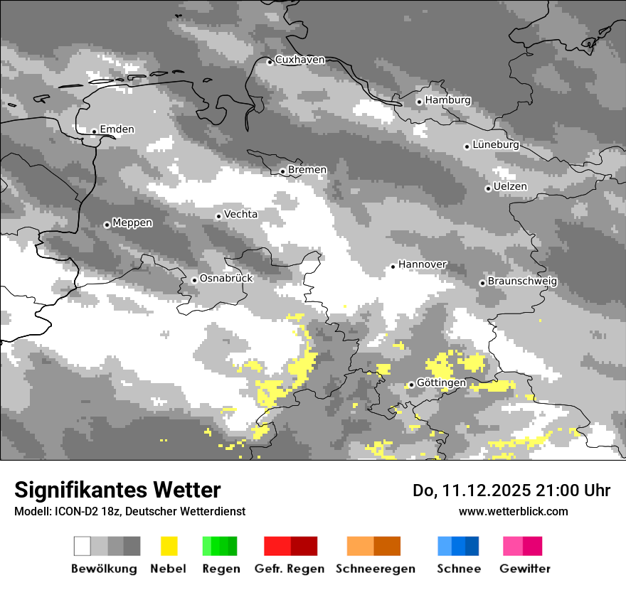 Modellkarten Signifikantes Wetter