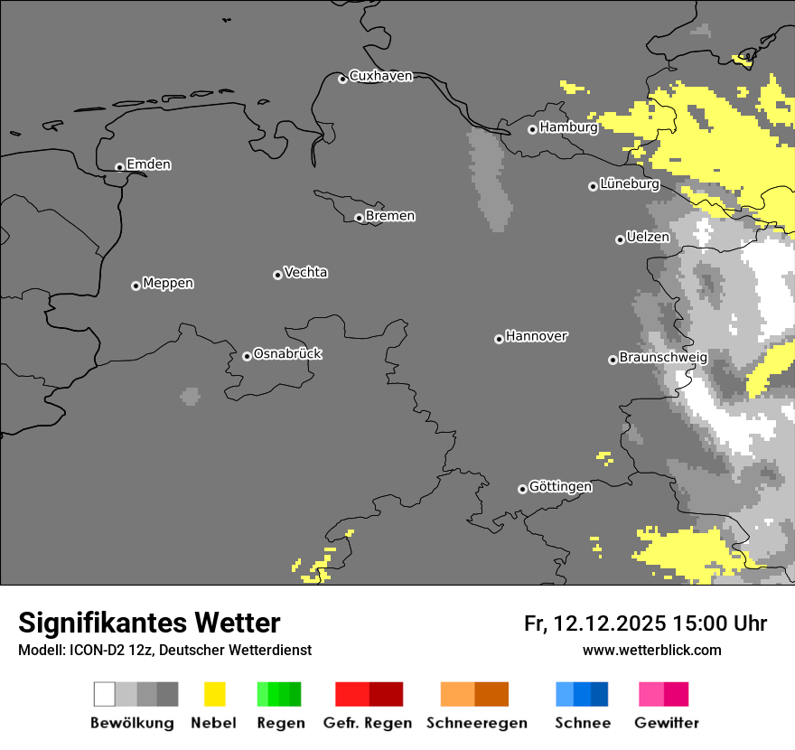 Modellkarten Signifikantes Wetter