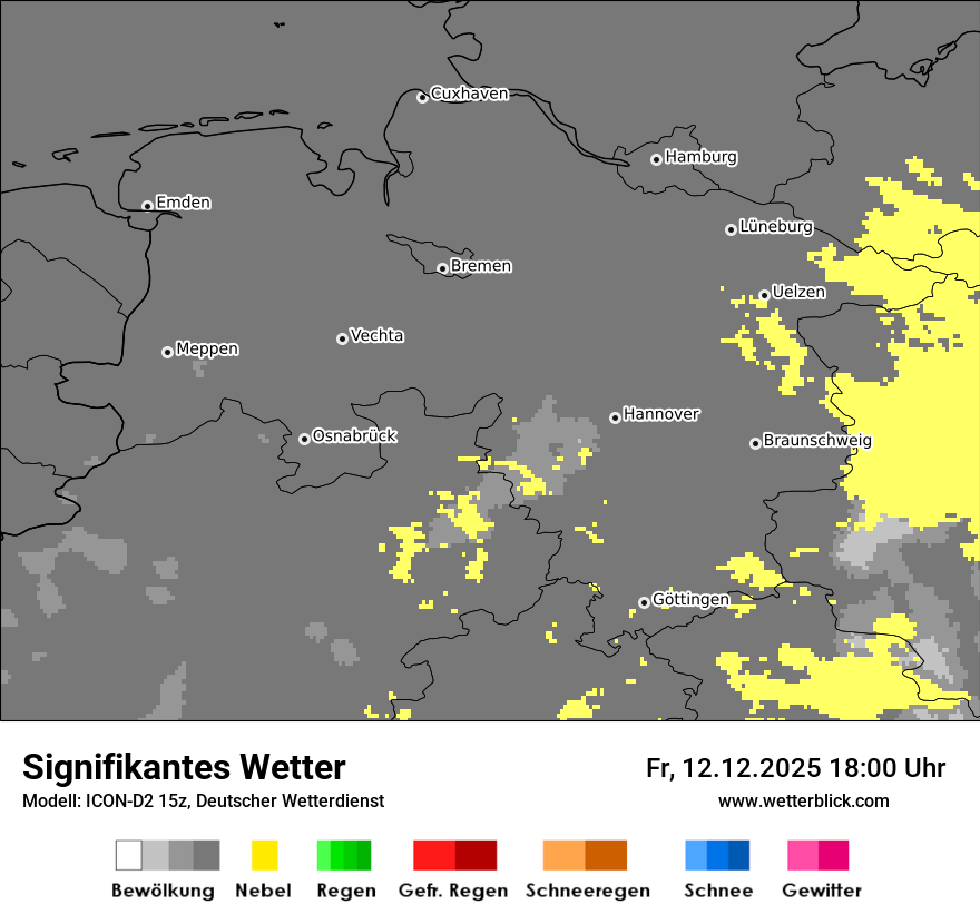 Modellkarten Signifikantes Wetter