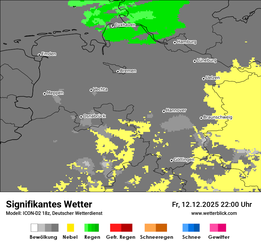 Modellkarten Signifikantes Wetter