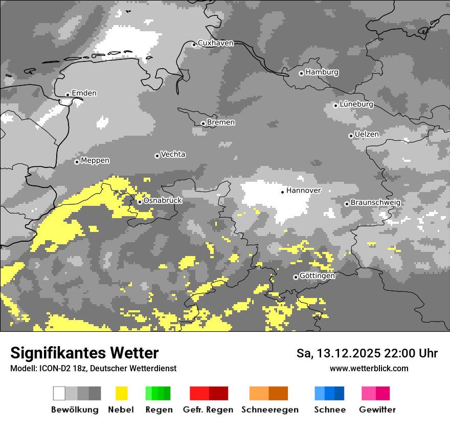 Modellkarten Signifikantes Wetter