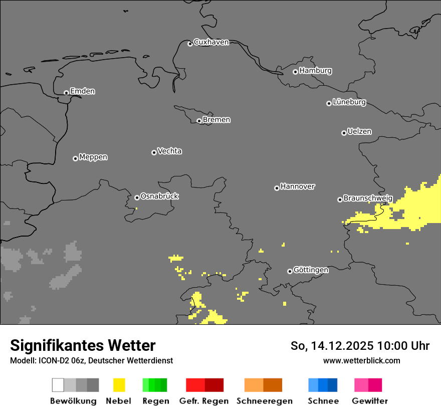 Modellkarten Signifikantes Wetter