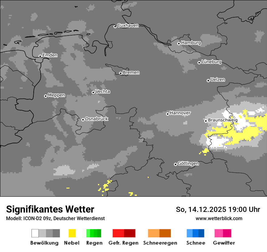 Modellkarten Signifikantes Wetter