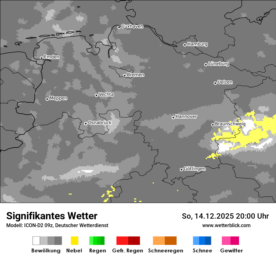 Modellkarten Signifikantes Wetter