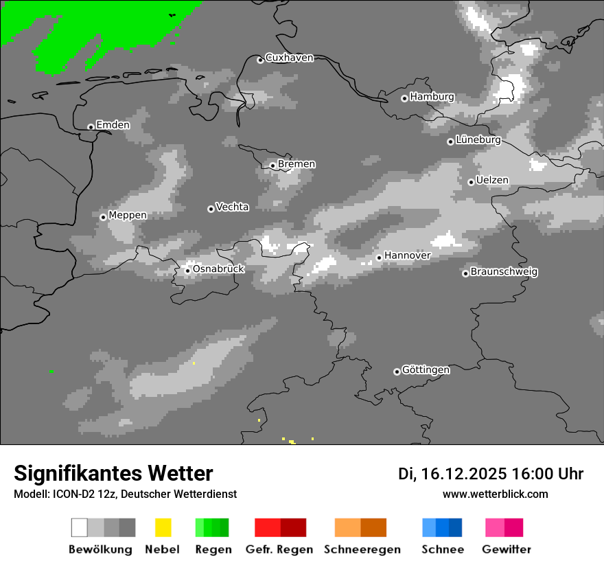 Modellkarten Signifikantes Wetter