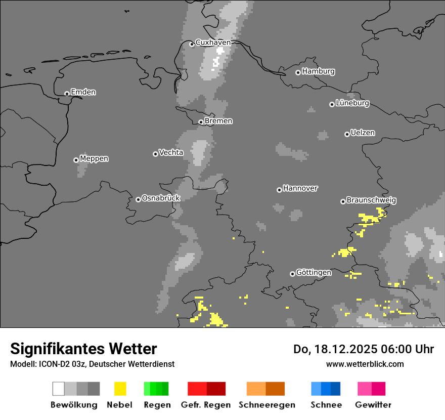 Modellkarten Signifikantes Wetter