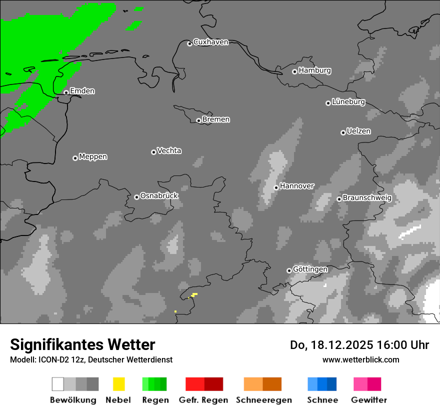 Modellkarten Signifikantes Wetter