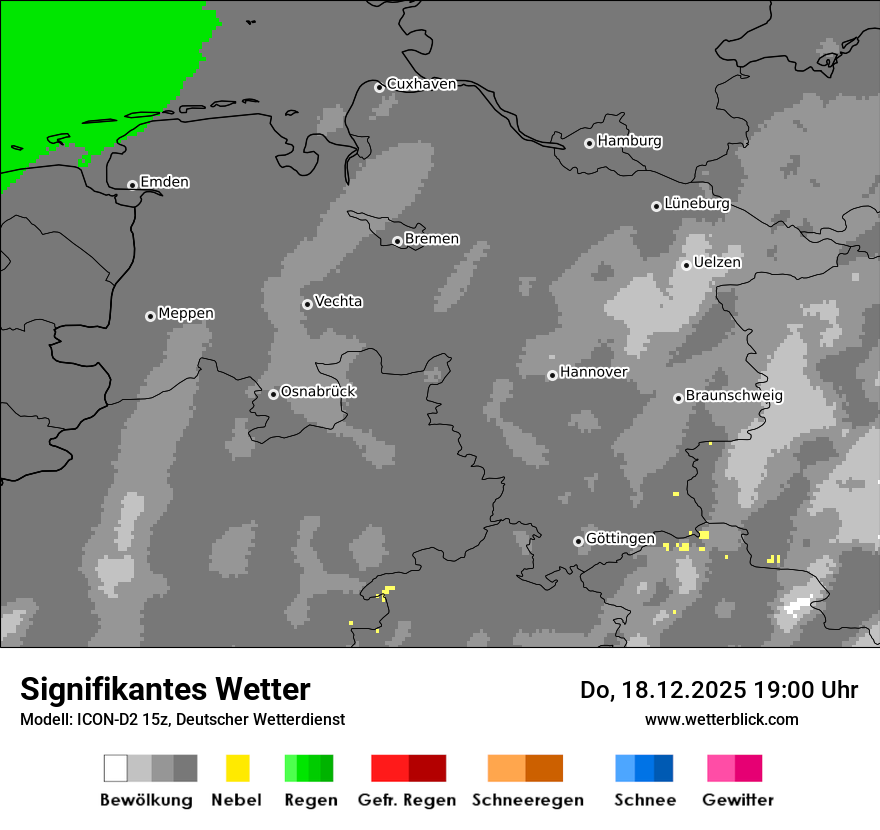 Modellkarten Signifikantes Wetter