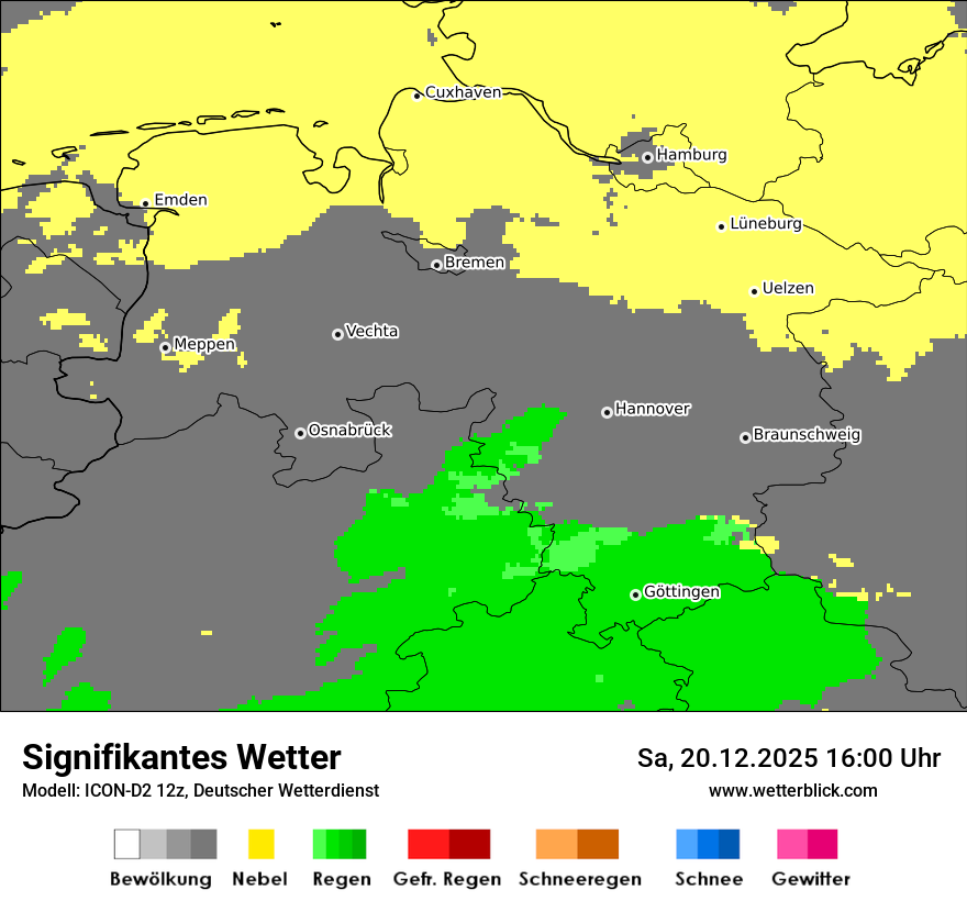 Modellkarten Signifikantes Wetter