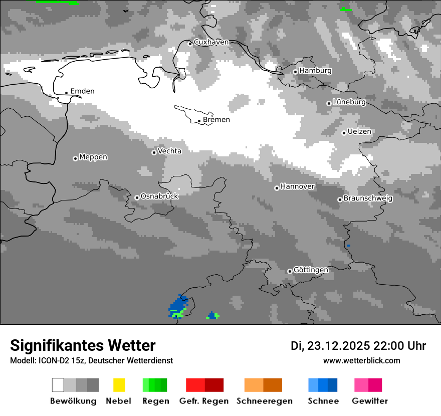 Modellkarten Signifikantes Wetter